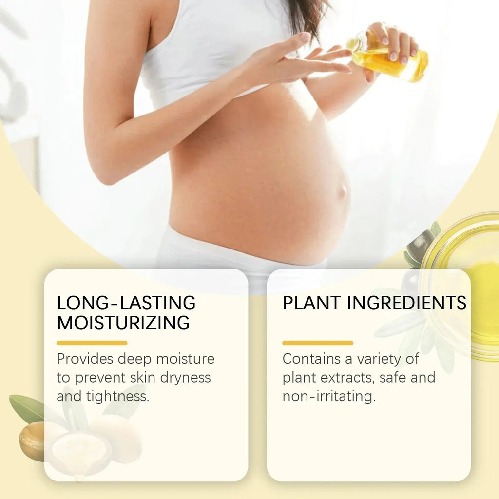 Stretch Mark Lightening Essential Oil Skin Care Cream for Pregnant Women Moisturizing Lifting Firming Skin Slimming Oil 100ml