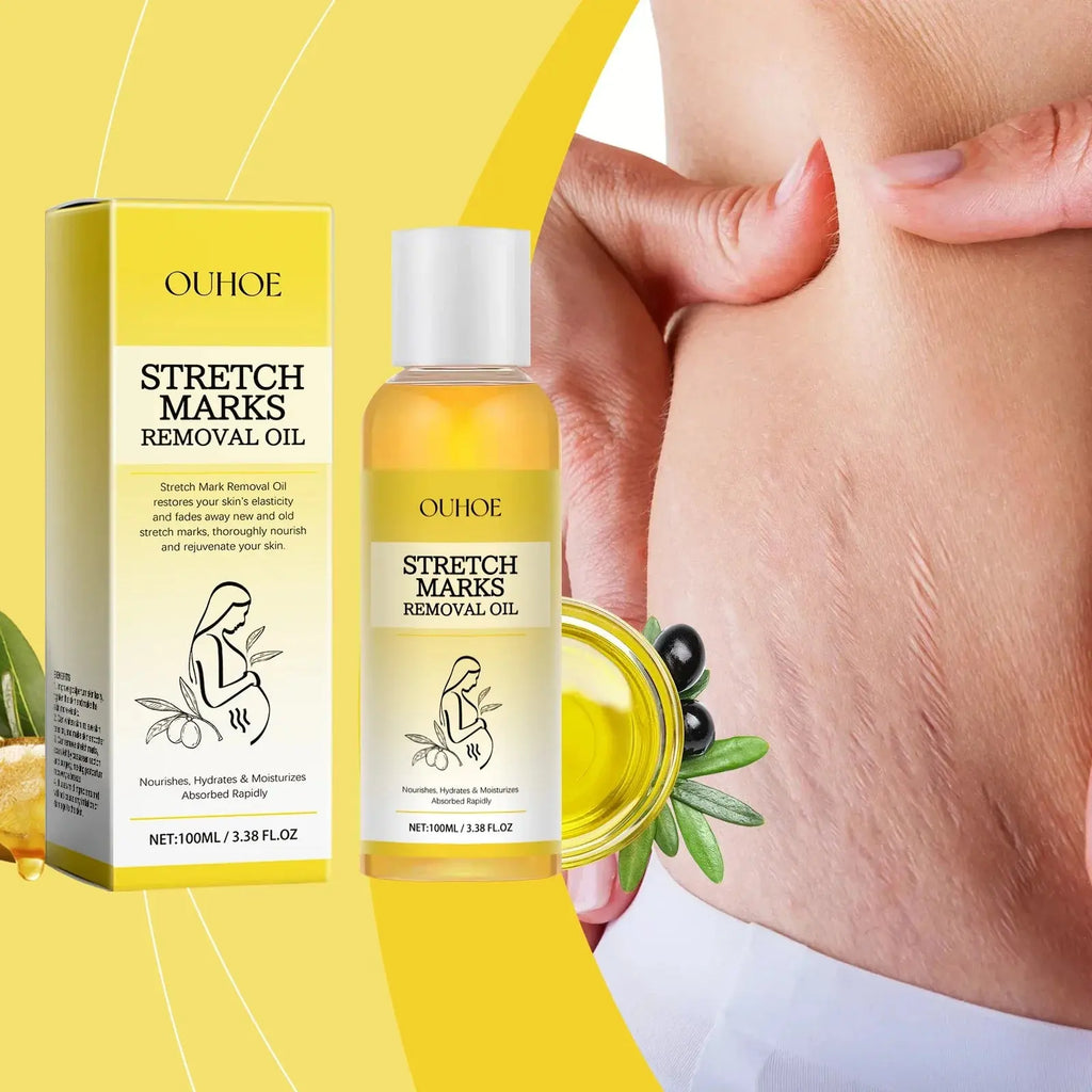 Stretch Mark Lightening Essential Oil Skin Care Cream for Pregnant Women Moisturizing Lifting Firming Skin Slimming Oil 100ml