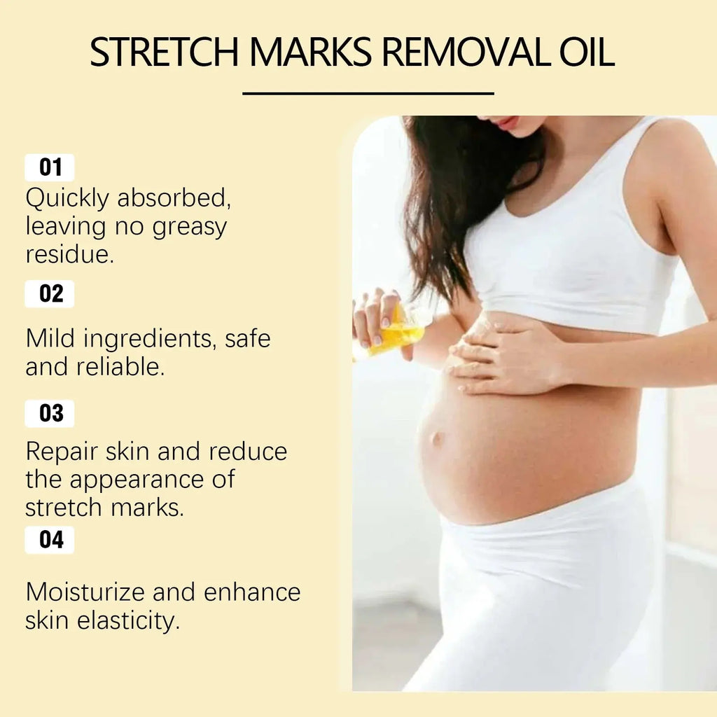 Stretch Mark Lightening Essential Oil Skin Care Cream for Pregnant Women Moisturizing Lifting Firming Skin Slimming Oil 100ml